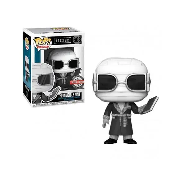 Funko Pop The Invisible Man Monsters Special Edition 608 - 1