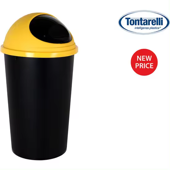 Cubo Basura Tontarelli con Tapa 25L - Diseño Moderno - 1