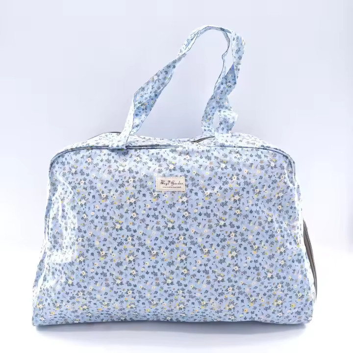 Bagsgarden Bolsa de viaje extra grande，maleta grande impermeable con flores - 1