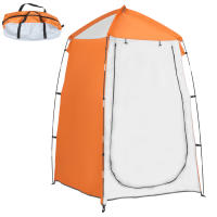 Outsunny Tienda de Ducha Camping Portátil UV25+ Tienda de Privacidad para Baño Vestuario Cambiador Inodoro con Ventana Bolsillo y Bolsa de Transporte 123x121x198 cm - details 0