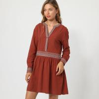 Vestido LA MORENA con falda de vuelo y detalles bordados - LA-040899 - details 2