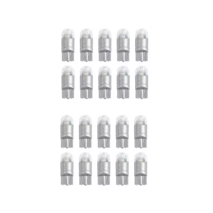 20Pcs 6000K Canbus T10 168 194W5W Licencia de cúpula Marcador lateral LED Bombilla Blanca - 1