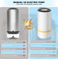 Sellador al vacío de alimentos portátil, carga USB, sellador al vacío portátil compacto, máquina de envasado al aire libre - details 3