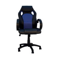 Furniture Style S.L. Silla de Oficina Gaming Olimpia con Respaldo Abatible y Reposabrazos Acolchados en Negro-azul - details 1