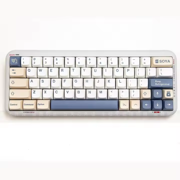 Juego De 144 Teclas XDA GMK Keycaps De Leche De Soja PBT Dye Sublimation Para Teclados Mecánicos Cherry Gatrron MX Incluye Keycap XDA - 1