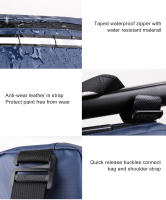 Bolsa De Manillar Para Bicicleta Rhinowalk 3L Gran Capacidad Impermeable Multifuncional Para Almacenamiento Ciclismo - details 16