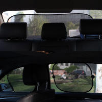 Juego De 5 Protecciones Sol Para Coche Universal Cubierta Malla Para Parabrisas Delantero Lateral Y Trasero Accesorios Exteriores Para Automóvil - details 2