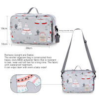 Bolsa De Diaper Para Bebé Impermeable Con Doble Manija Estampado De Moda Para Uso Desechable Y Reutilizable Bolsa De Agua Para Maternidad - details 6