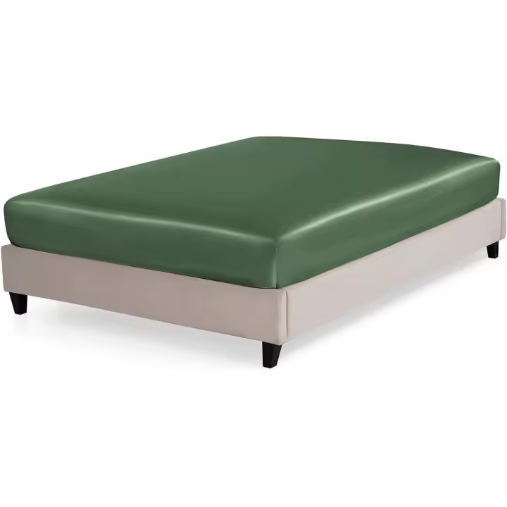 Twin XL, Solo 1 sábana ajustable individual, sábanas inferiores extra suaves con bolsos profundos, Funda de colon que se adopta a colchones de 12 "a 16", antiarrugas, totalmente elastizada - 1