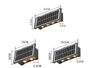 Lámpara De Pared Solar Exterior LED Impermeable Iluminación Moderna Para Jardín Balcones Decoración Luz De Escenario IP65 - details 14