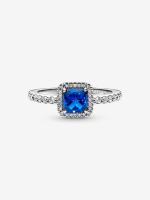 Pandora - Anillo de Halo con Destellos-Azules - details 0