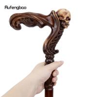 Bastón De Madera Marrón Con Diseño De Cráneo Para Moda Y Vampire Cospaly Fiesta Decorativo Mace Varita Halloween 93cm - details 7