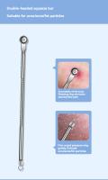 Kit De 11 Piezas De Herramientas Para El Cuidado De La Piel Eliminador De Acné Y Puntos Negros Agujas Para Pelos Encarnados Limpieza Profunda Del Piel - details 8