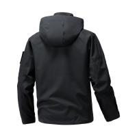 Chaqueta Impermeable Para Hombres Capucha Zip up Suave Para Exteriores Verde Azul Negro Ligera Para Primavera Y Otoño Ropa De Camping Y Senderismo - details 15