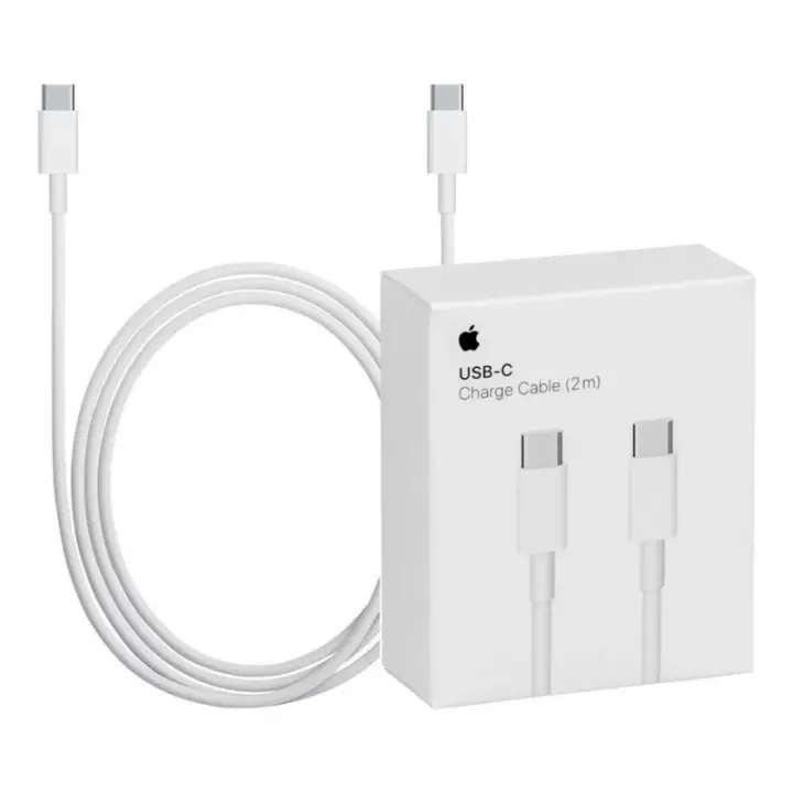 Apple Cable Original Iphone USB Tipo C a USB Tipo C 2m Blanco - Carga Rápida - 1