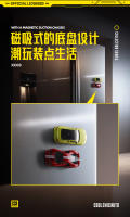 Modelo De Coche Estático De Aleación CCA 1:64 Con Atracción Magnética Exquisito Regalo De Colección Juguete Para Niños Y Adultos - details 1