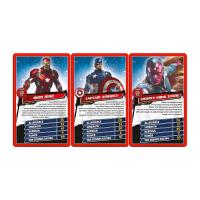 Top Trumps Captain America Civil War Baraja de 32 cartas Fichas técnicas de los personajes de Capitán América Marvel Versión inglesa En estuche de plástico rígido Transportar De viaje Iron Man Héores - details 1