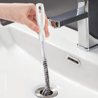 Cepillo De Drenaje Para Baño Y Cocina Limpieza De Tuberías Flexible Eliminador De Obstrucciones De Agujeros Herramienta De Limpieza Eco-amigable - details 0