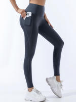 High-Waisted Leggings Para Mujer Yoga Pantalones De Yoga Sensación De Piel Entrenamiento Deportivo Estilo Deportivo Transpirables - details 13