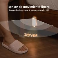 Luz De Noche Para Inodoro Con Sensor De Movimiento LED Impermeable De 8 Colores Luces De Iluminación Para Baño Decorativo Luz Pequeña Al Aire Libre - details 2