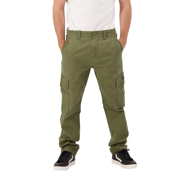 Ropa hombre Pantalones Superdry Pantalones Cargo Core Verde - 1
