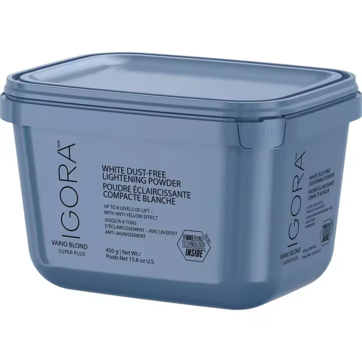 Schwarzkopf Igora White Super Plus Schwarzkopf 450 Gr - Polvo Aclarante Compacto Blanco - Aclara 8 Tonos - Efecto Antiamarillo - Decoloración Capilar - 1