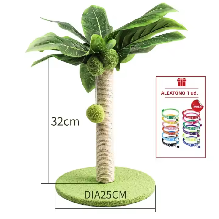 Juguete Interactivo Para Gatos Torre De Agarre Con Bolas Y Tablero De Rasguñado Duradero De Sisal Suministros Para Gatos - 1