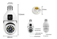Cámara De Vigilancia IP WIFI Dual Lente 4MP Con Iluminación Nocturna Y Audio Bidireccional Vigilancia Interior 1080P 360°*360° - details 12