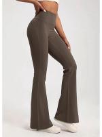 Leggings De Yoga Para Mujer Cintura Alta Flared Transpirables Para Gimnasio Y Ropa Casual Pantalones Deportivos De Pierna Ancha - details 9
