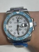 Reloj De Hombre PAGANI DESIGN 40MM GMT Con Dial En Blanco Lácteo Y Bisagra Cerámica Automático Mecánico PD-1662A Resistente Al Agua Y Al Choque - details 1
