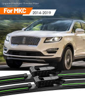 2pcs LimpiaParabrisas De Ventanilla Delantero Para Lincoln MKC 2014-2019 Plegables En Rama Natural De Goma Adecuado Para Automóviles - details 0