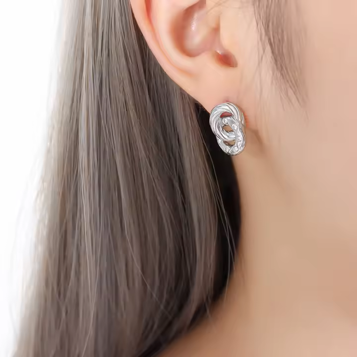 Pendientes de Metal Grande para Mujeres 2025 Joyería de Estilo Distintivo - 1