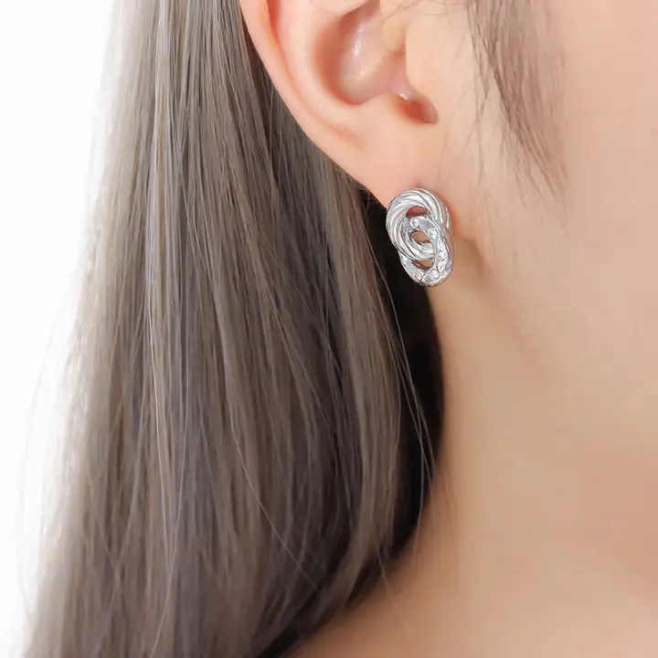 Pendientes de Metal Grande para Mujeres 2025 Joyería de Estilo Distintivo - 1