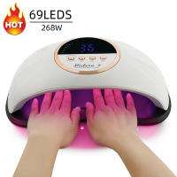 Secador De Uñas LED UV Con 69 LEDs Lámpara Para Curar Todo El Pólen De Uñas Con Sensor De Movimiento Herramienta Profesional De Manicura Para Salón - details 0