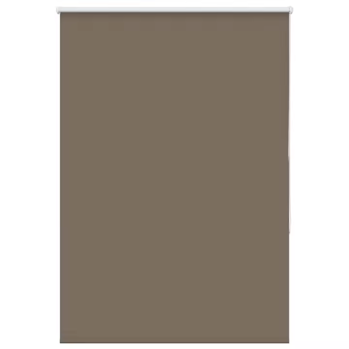 Estor Enrollable Opaco Color Café 90x130 cm Tela Ancho 85,7cm - 1