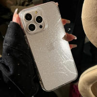 Funda De Teléfono Transparente Con Brillo Para iPhone 15 pro Max plus 14 13 12 11 Uso Minimalista Protección Contra Arañazos Y Peso Ligero - details 2