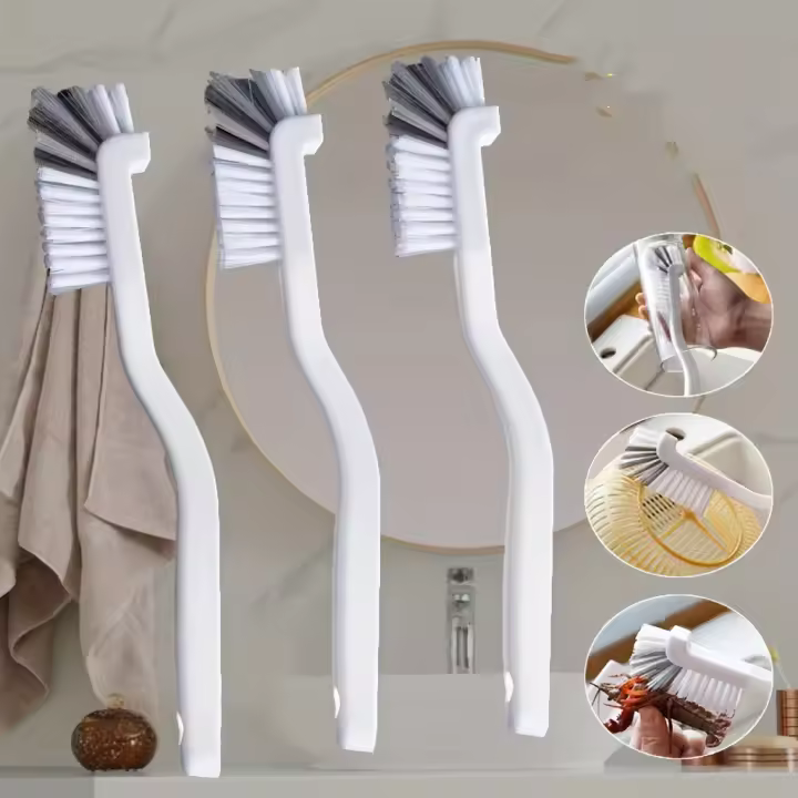 Cepillo De Limpieza Con Mango Largo Para Cubetas De Batidora Y Máquina De Leche De Soja Herramientas De Limpieza Plásticas Para Cocina Baño Y Toilette - 1