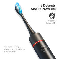 Bitvae Daily P80 cepillo de diente eléctrico sónico, recargable,  con 8 cabezales de recambio, 5 modos, y estuche de viaje, resistente al agua - details 5
