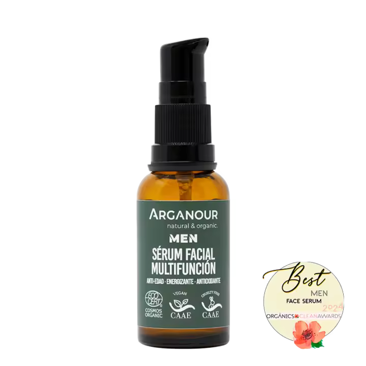 Sérum Facial Hombre Arganour - Todo en Uno Multifunción para una Piel Energizada y Revitalizada - 1