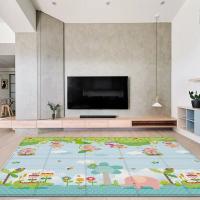 Alfombra De Juego Para Bebé Plegable Y Impermeable Para Viajes Y Actividades En Casa Playa Y Camping Alfombra Educativa Para Niños De 0-6 Años - details 9