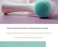 Cepillo Facial De Silicona 3D Bilateral Para Limpieza Manual Con Cerdas Suaves Herramienta De Masaje Facial Doble Cara - details 0