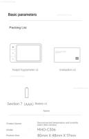 Termómetro Y Higrómetro Inteligente Xiaomi MiaoMiaoCe Estación Meteorológica Digital Multifuncional Con Reloj Sensor Para El Hogar - details 9
