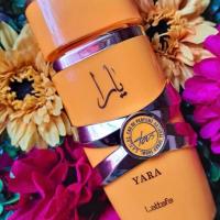Yara Tous de Lattafa 100 ml – Perfume árabe femenino, dulce, sofisticado, frutal y floral, 100% original EDP - details 3
