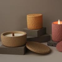 Molde De Velas 3D DIY En Forma Irregular Geométrica De Silicona Para Crear Figuras Con Cimento Y Gypsum Con Tapa Incluida - details 5