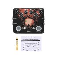 Pedal De Efectos Para Guitarra Rowin Dual Footswitch Ultimate Heavy Metal Boost Distortion 80s Y 90s Rock Metálica Hierro Completo - details 3