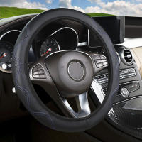 Cubierta De Volante Deportiva De PU Sin Riel Para Coche Universal Adecuada Para Interiores De Coche De 15 Pulgadas En Negro - details 19
