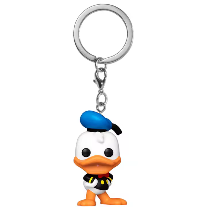 Llavero Pocket POP Disney 90th Anniversary Pato Donald 1938Figura  Coleccionable - Idea de Regalo- Mercancia Oficial - Juguetes para Niños y Adultos - Movies Fans - Muñeco para Coleccionistas y Exposición - 1