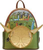 LOUNGEFLY MOCHILA  Golden Snitch Dorada Quidditch  BACKPACK  mujer Gryffindor RAvenclaw Slytherin Hufflepuff - details 2