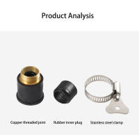 Conector Rápido De 6 Hilo Universal Para Grifo Adaptador De Jardín De Latón Accesorios De Riego Para Tubería - details 5