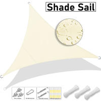 Sail Shade Triangular Impermeable Para Jardín Patio Teléfono De Poliéster Para Baño De Agua Camping Y Senderismo Canopy De Sombra - details 0